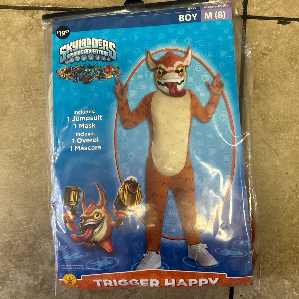 Skylanders Trigger Happy Costume for Boys
